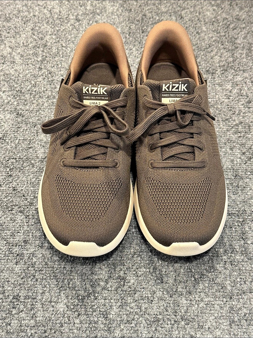 Kizik Lima 2 Men's Athletic Shoes Brown US 9 NWOT